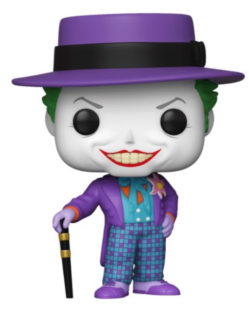 FUNKO ACTION FIGURES FUNKO POP BATMAN 1989 JOKER W/ HAT